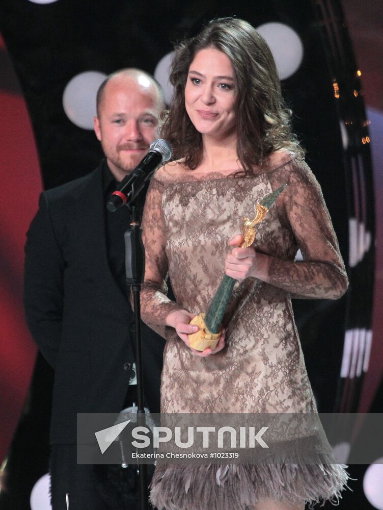 Golden Eagle Award winners at award ceremony