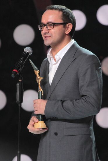 Golden Eagle Award winners at award ceremony