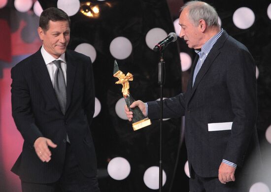 Golden Eagle Award winners at award ceremony