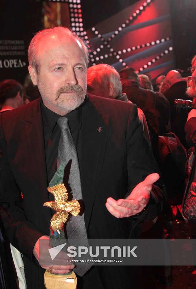 Golden Eagle Award winners at award ceremony