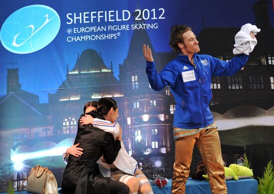 Figure skating European Championships. Ice dancing
