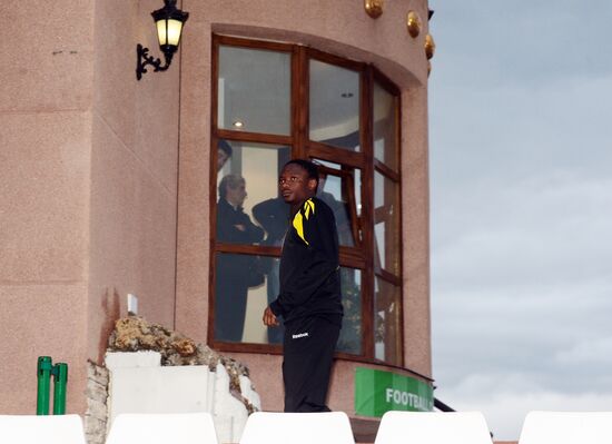 Football. Pre-season CSKA team training camp