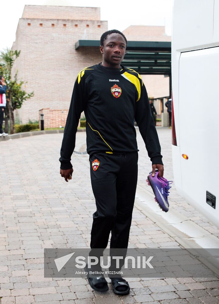 Football. Pre-season CSKA team training camp