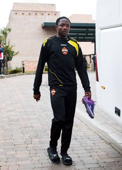 Football. Pre-season CSKA team training camp
