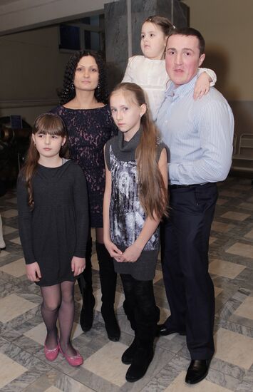 Golden Eagle Award winners at award ceremony