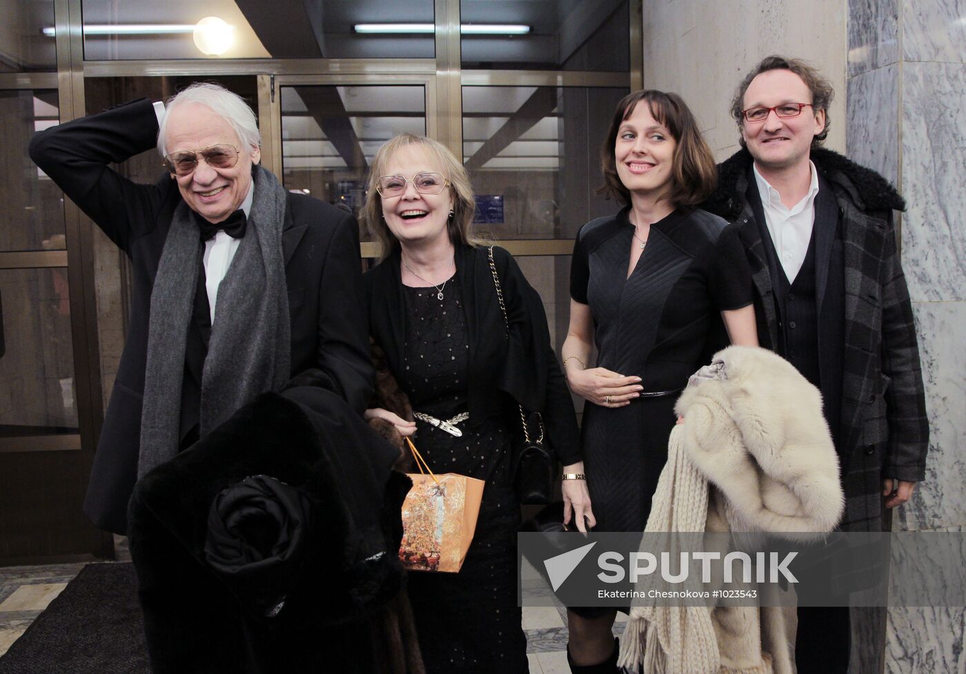 Golden Eagle Award winners at award ceremony