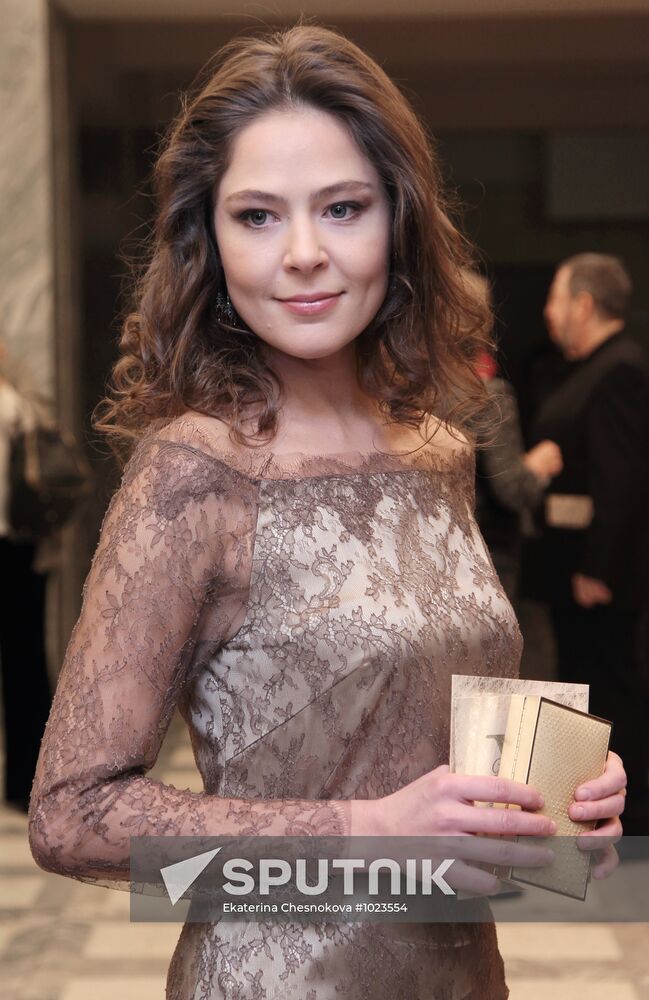 Golden Eagle Award winners at award ceremony