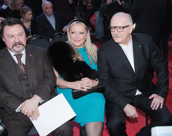 Golden Eagle Award winners at award ceremony