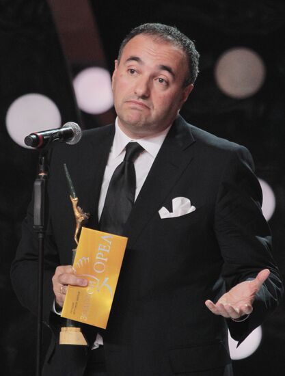 Golden Eagle Award winners at award ceremony