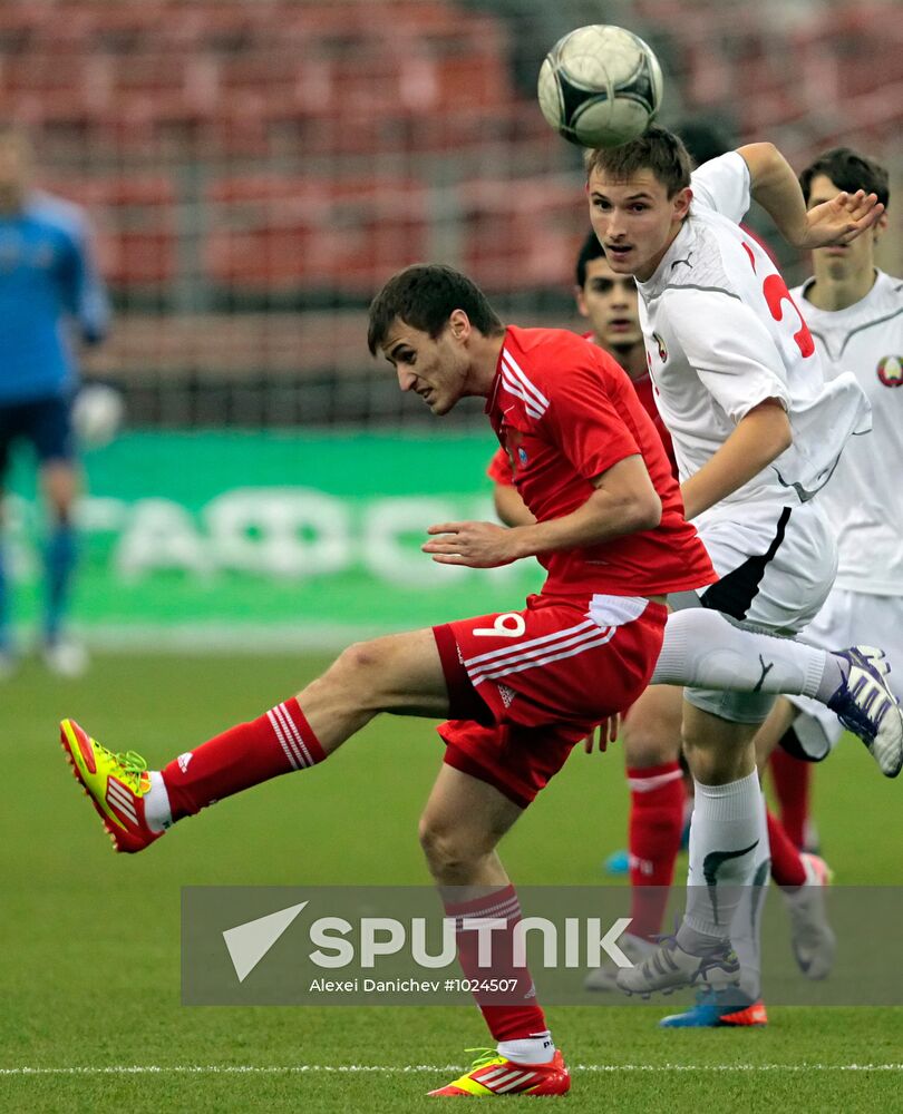 Football Commonwealth Cup. Final match Russia - Belarus