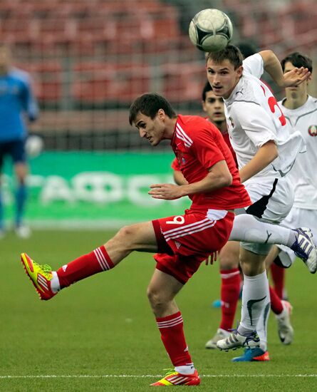 Football Commonwealth Cup. Final match Russia - Belarus