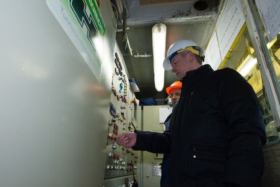 S.Sobyanin inspects construction of metro tunnel