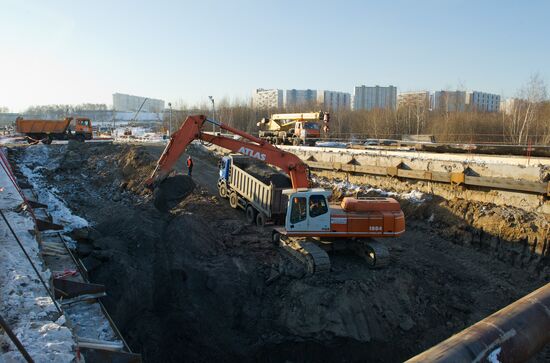 S.Sobyanin inspects construction of metro tunnel