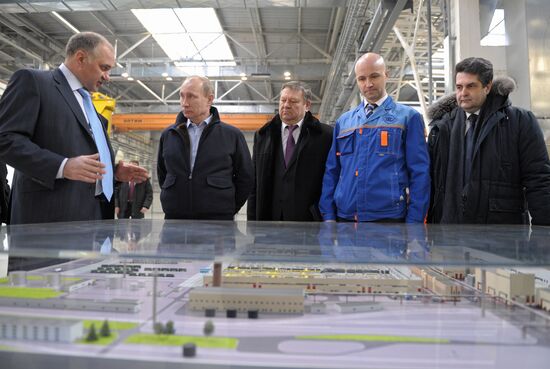 Vladimir Putin visits North Western Federal District