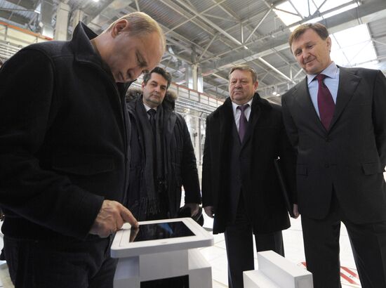Vladimir Putin visits North Western Federal District