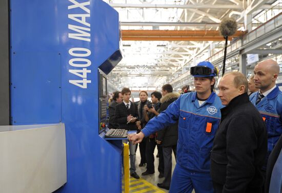 Vladimir Putin visits North Western Federal District