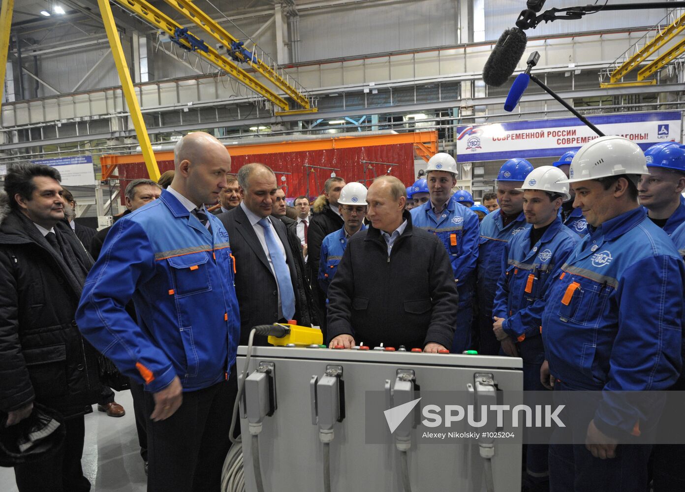 Vladimir Putin visits North Western Federal District
