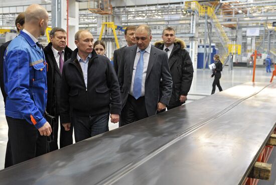 Vladimir Putin visits North Western Federal District