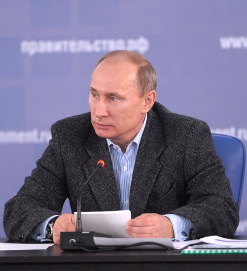 Vladimir Putin visits North Western Federal District