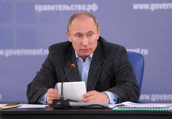 Vladimir Putin visits North Western Federal District