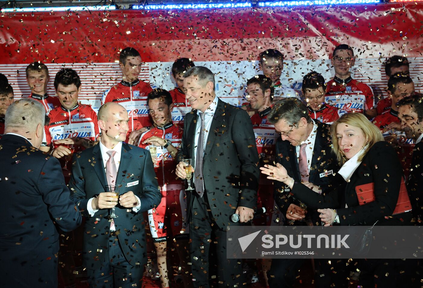 Cycling. Russia's Katusha team holds official presentation