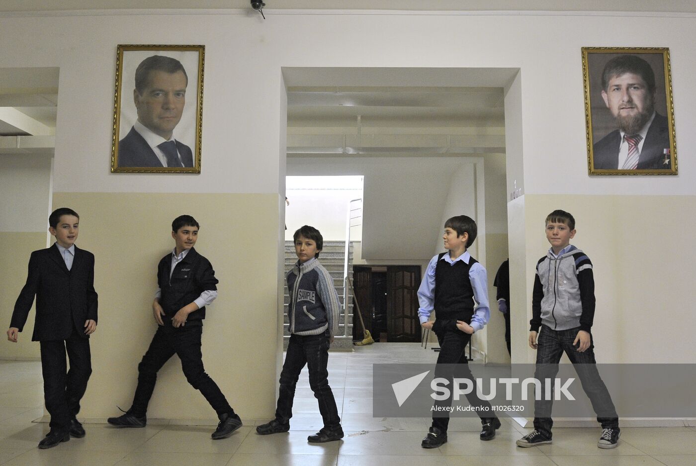 Polling station prepared for Russian presidential election