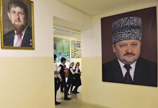 Polling station prepared for Russian presidential election