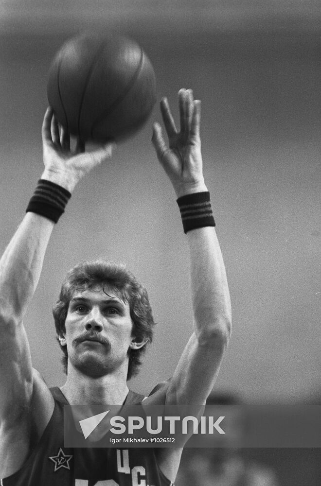Basketball player Anatoly Myshkin