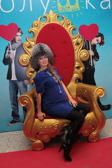 'Zolushka' movie premiere in Moscow