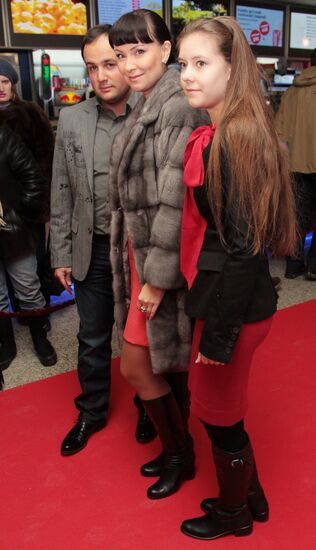 'Zolushka' movie premiere in Moscow