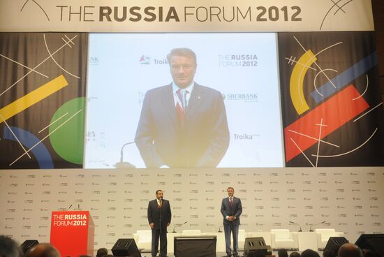 The Russia Forum 2012. Day 1