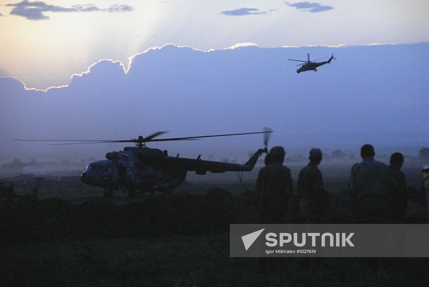 Military helicopters
