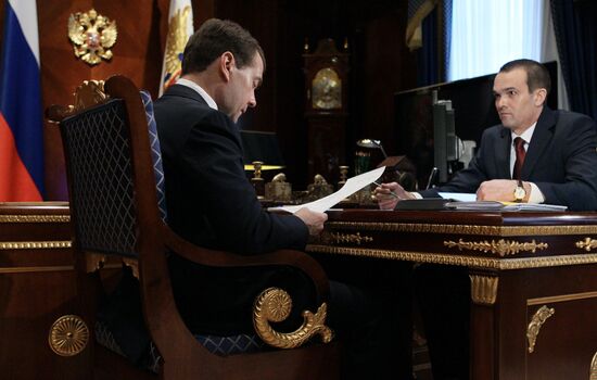 Dmitry Medvedev meets with Mikhail Ignatiev