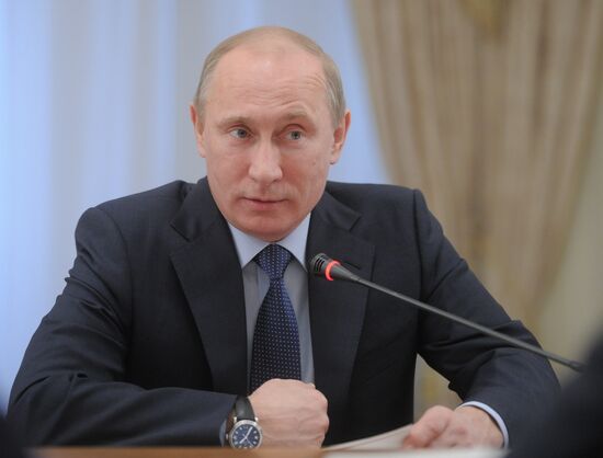 Vladimir Putin holds meeting of Strategic Initiatives Agency