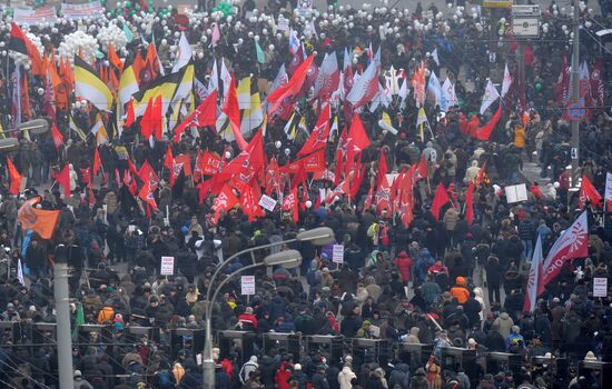 For Fair Elections rally in Moscow