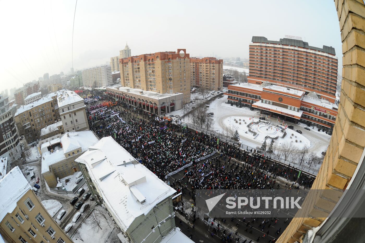 For Fair Elections rally in Moscow