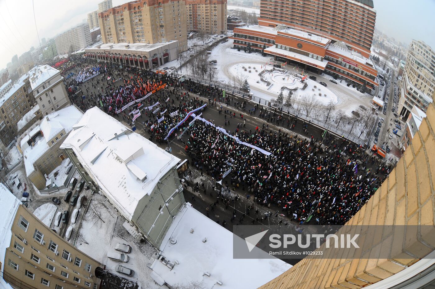 For Fair Elections rally in Moscow