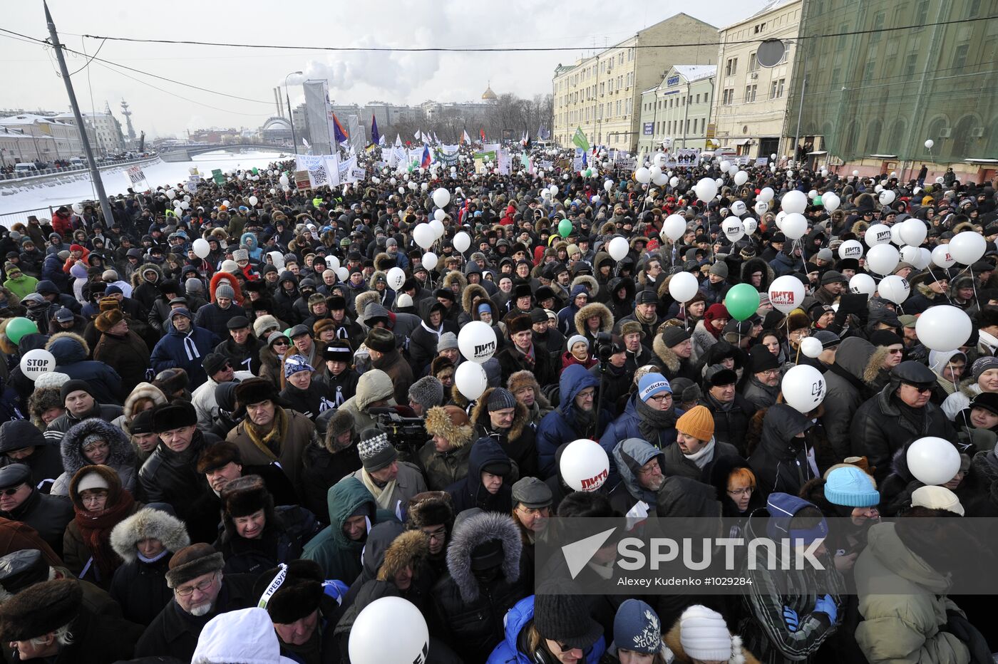 For Fair Elections rally in Moscow