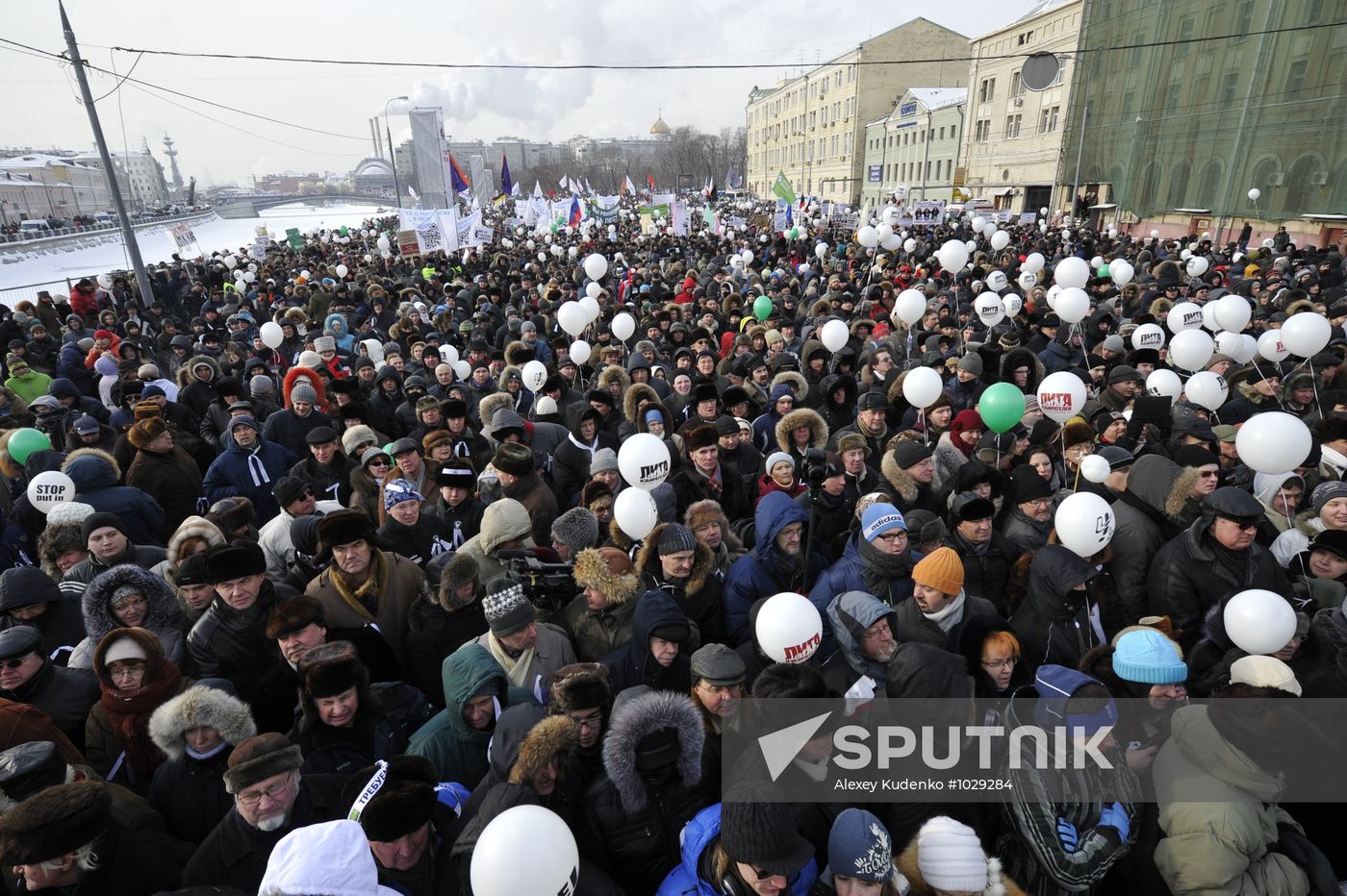 For Fair Elections rally in Moscow
