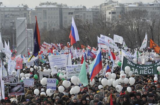 For Fair Elections rally in Moscow