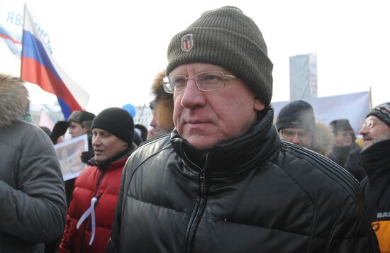 For Fair Election march and rally in Moscow