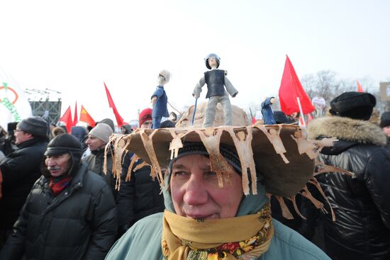 For Fair Election march and rally in Moscow