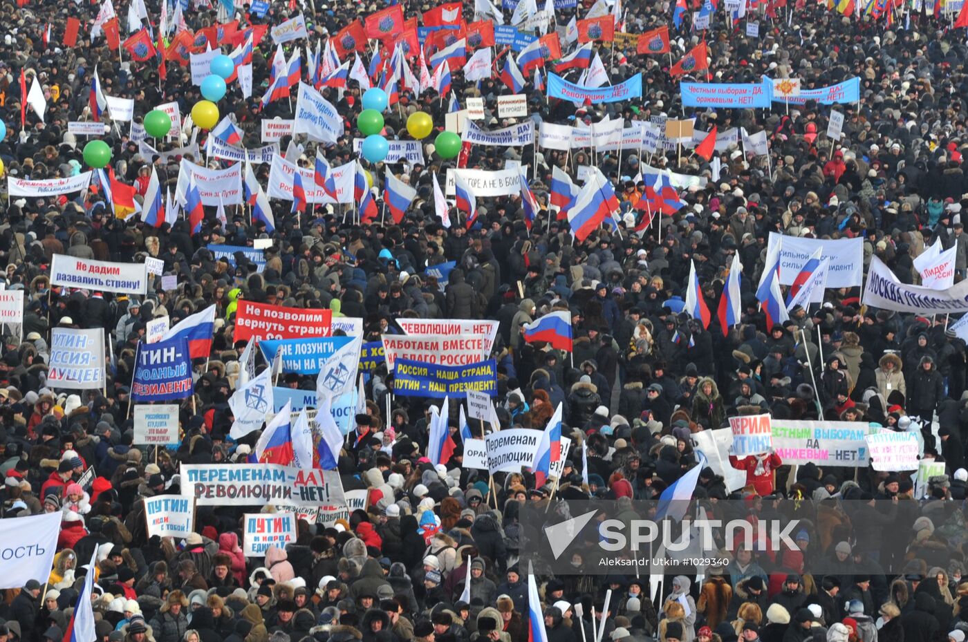 Rally on Poklonnaya Hill