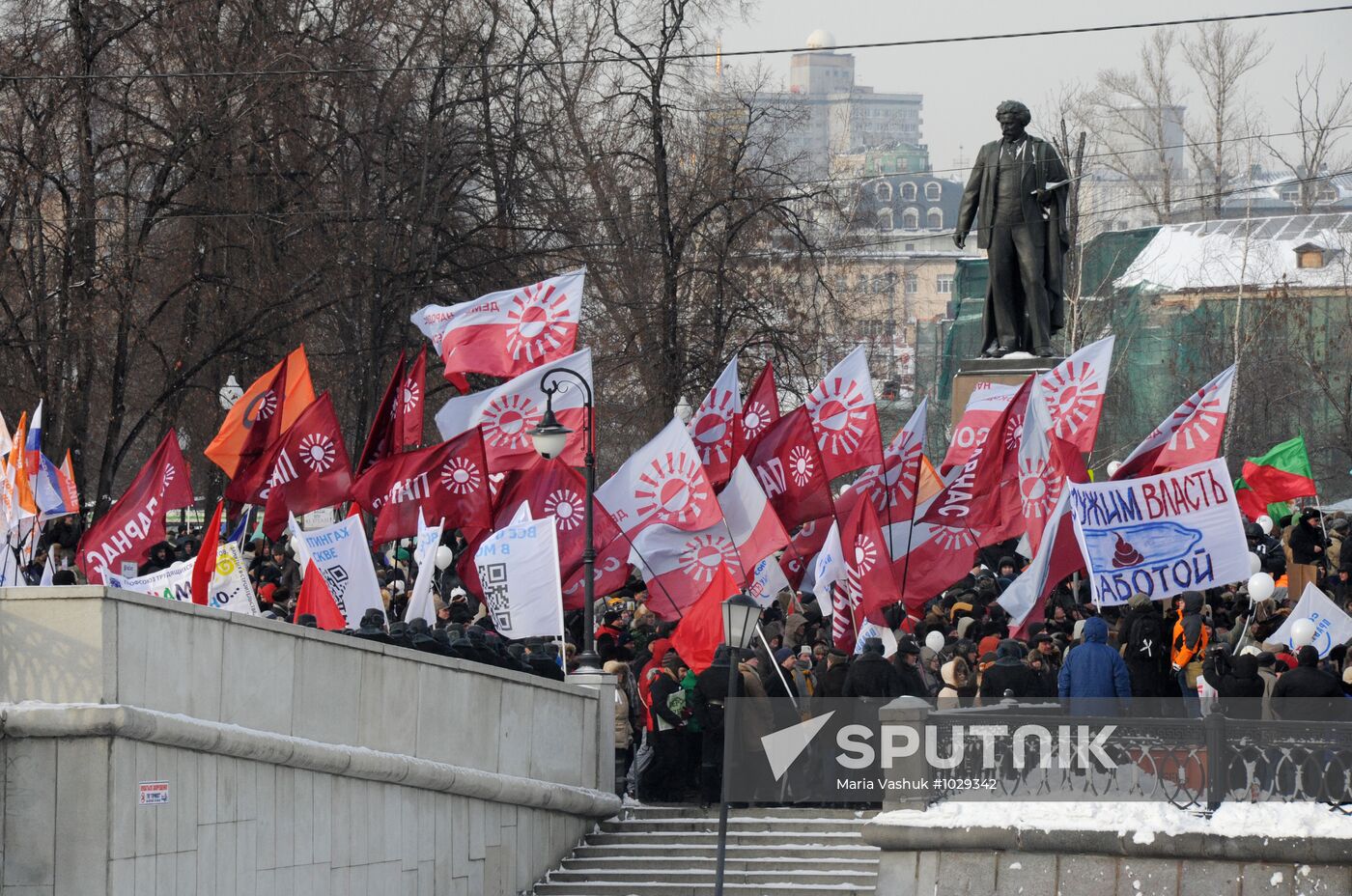 For Fair Election march and rally in Moscow