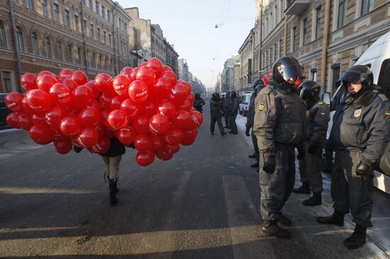 For Fair Elections march and rally in St Petersburg
