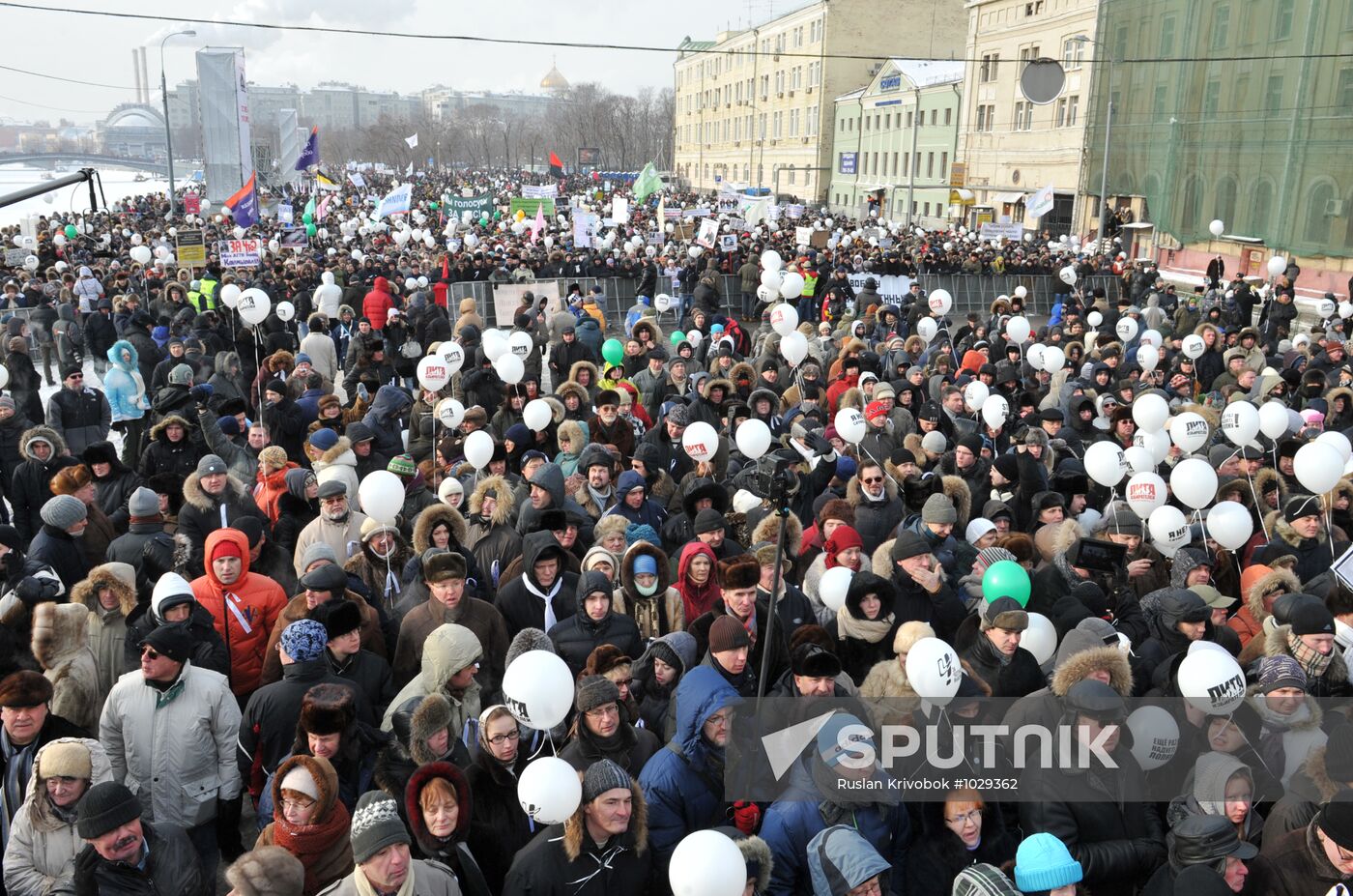 For Fair Election march and rally in Moscow