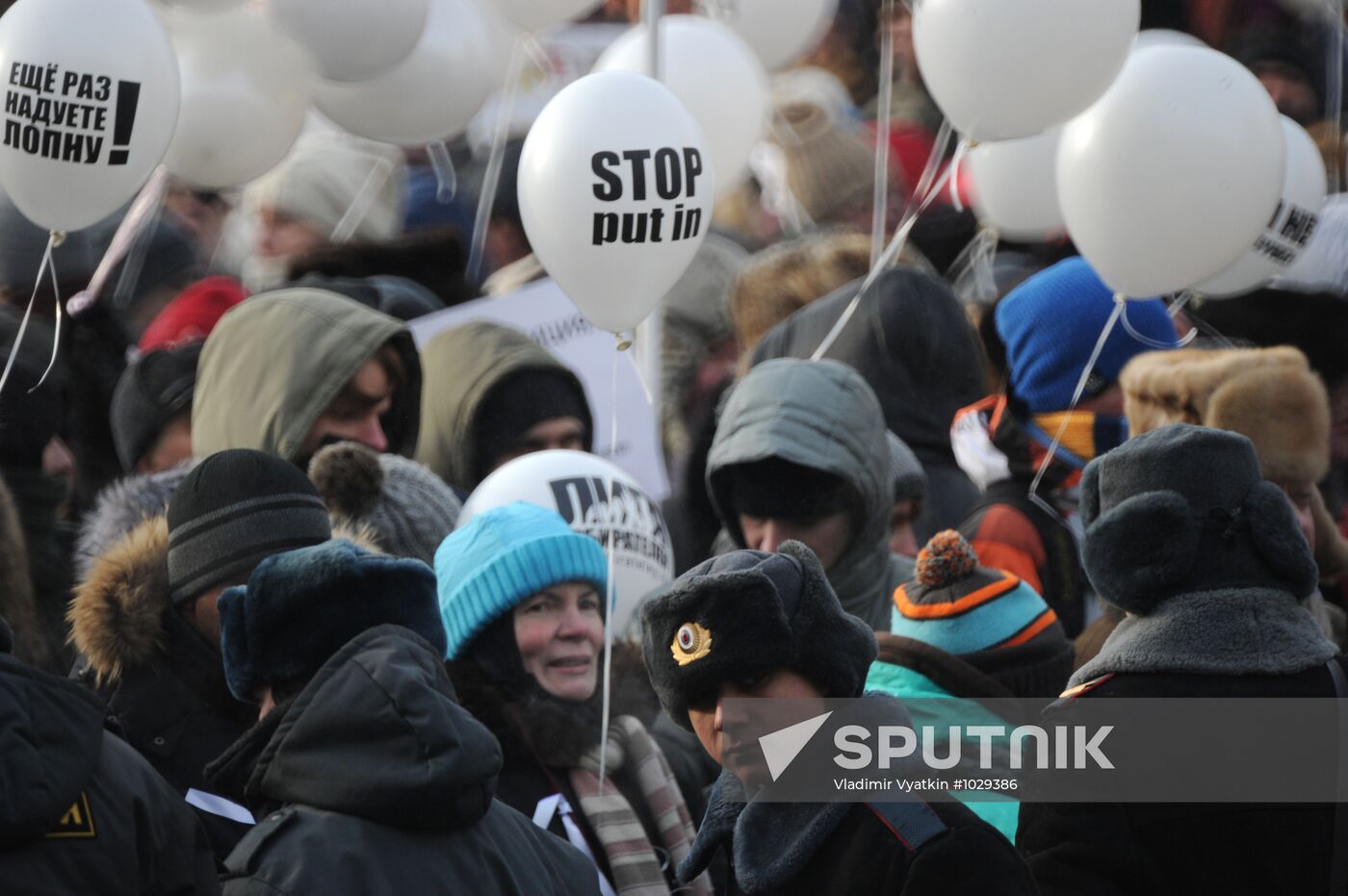 For Fair Election march and rally in Moscow