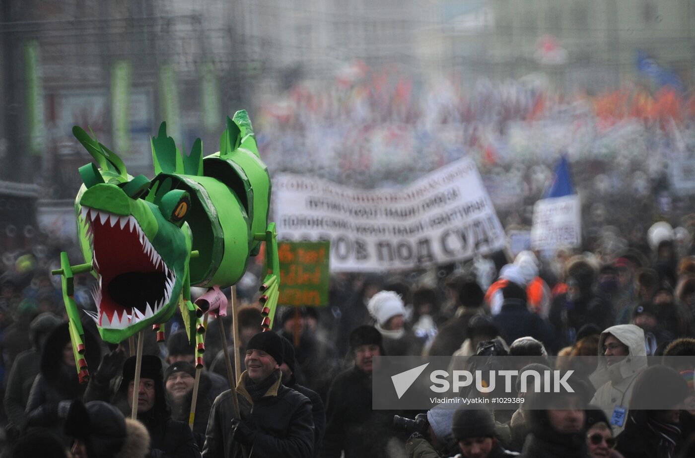 For Fair Election march and rally in Moscow