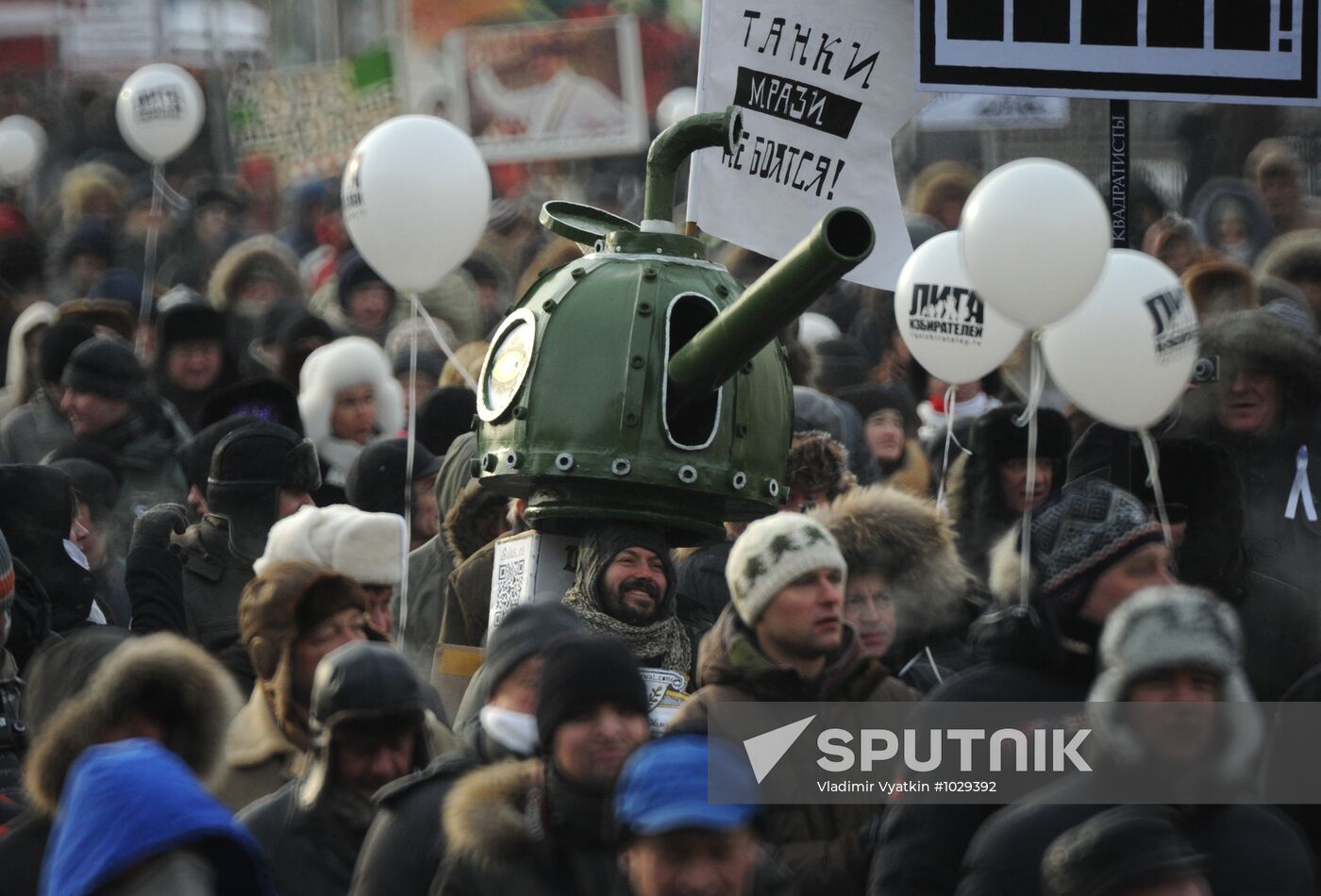 For Fair Election march and rally in Moscow