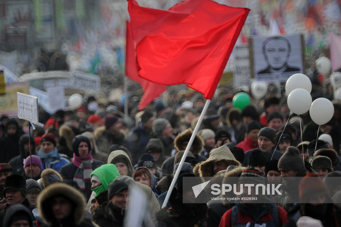 For Fair Election march and rally in Moscow